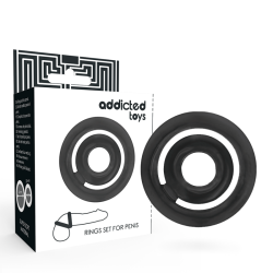 ADDICTED TOYS - POTENZ- C-RING PENIS BLACK 2