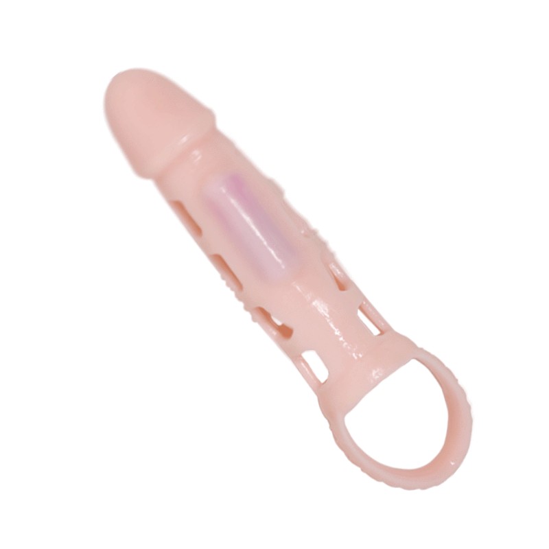 BAILE - PENIS EXTENDER COVER WITH VIBRATION AND...