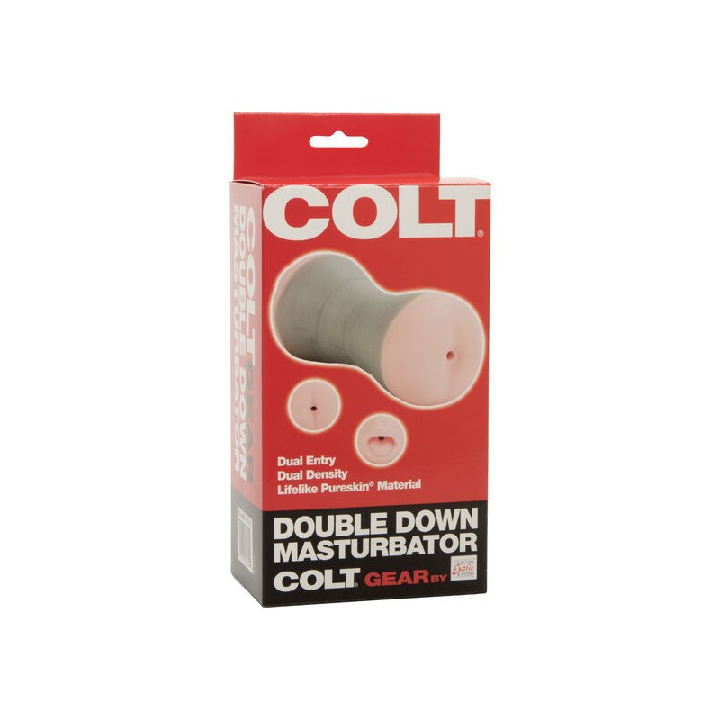 COLT MASTURBADOR DOBLE PENETRACIÓN BOCA Y ANO