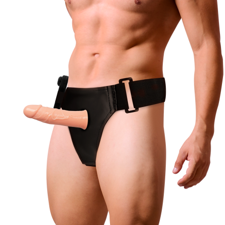 HARNESS ATTRACTION - GREGORY HOLLOW RNES WITH VIBRATOR 16.5 CM -O- 4.3 CM