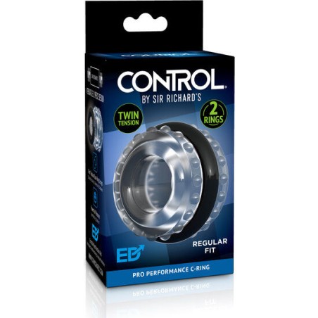 SIR RICHARD'S - PRO PERFORMANCE ANILLO PARA EL PENE NEGRO NIVEL 2