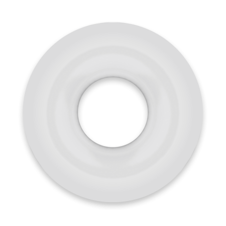 POWERING - SUPER FLEXIBLE Y RESISTENTE ANILLO PENE  4.5CM CLEAR