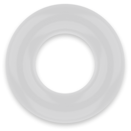 POWERING - SUPER FLEXIBLE Y RESISTENTE ANILLO PENE  3.8CM PR04 CLEAR