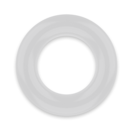POWERING - SUPER FLEXIBLE Y RESISTENTE ANILLO PENE  4.8CM PR05 CLEAR