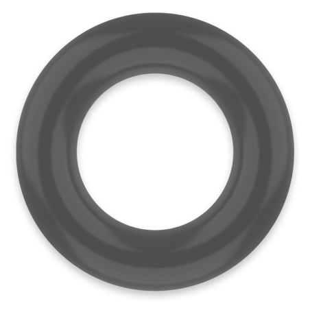 POWERING - SUPER FLEXIBLE Y RESISTENTE ANILLO PENE  5.5CM PR06 NEGRO