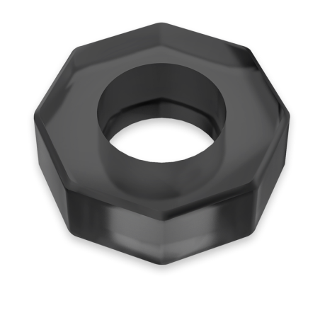 POWERING - SUPER FLEXIBLE Y RESISTENTE ANILLO PENE  5CM PR10 NEGRO