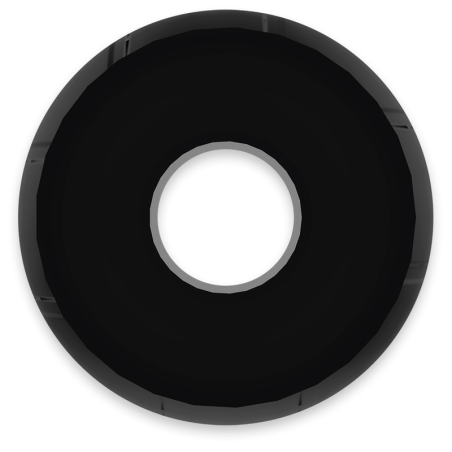 POWERING - SUPER FLEXIBLE AND RESISTANT PENIS RING 5 CM PR11 BLACK