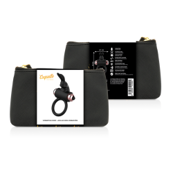 COQUETTE CHIC DESIRE - COCK RING WITH VIBRATOR BLACK/ GOLD 2