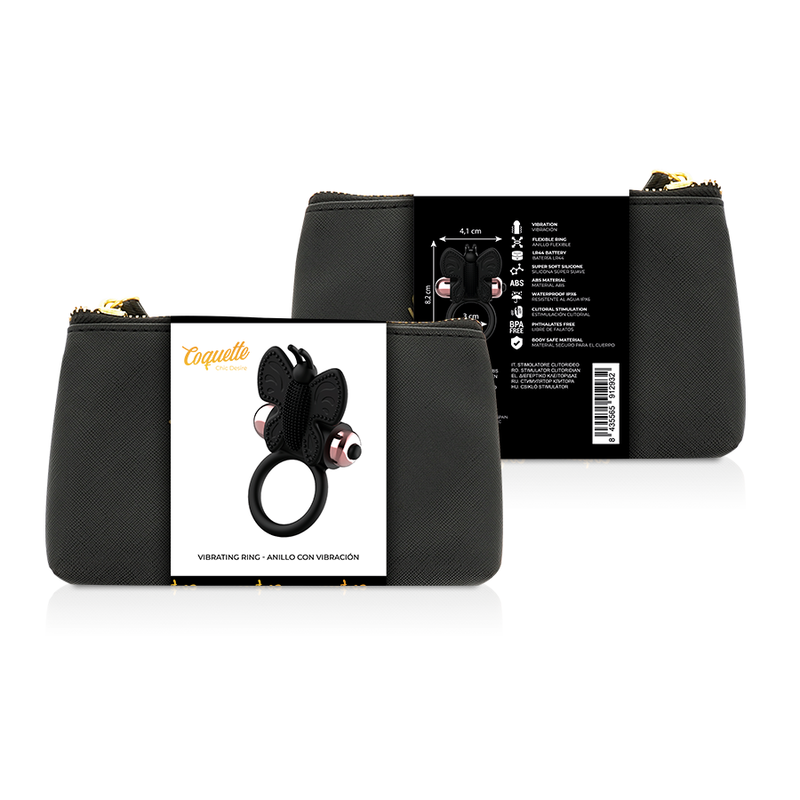 COQUETTE CHIC DESIRE - COCK RING BUTTERFLY WITH...