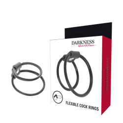 DARKNESS - ENHANCING DUO PENIS RINGS. 2