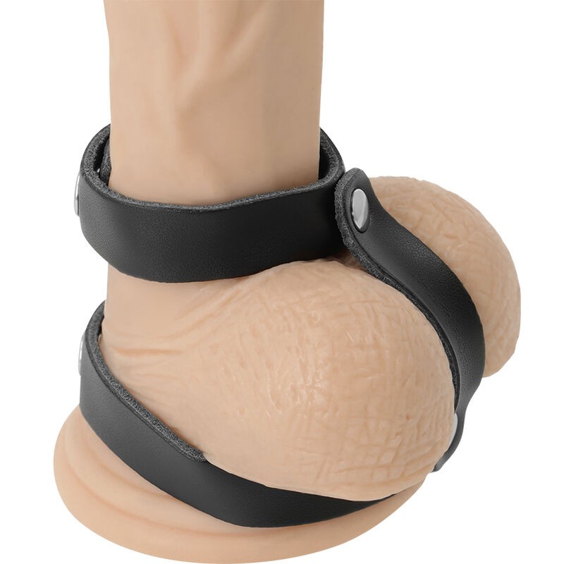 DARKNESS - LEATHER ADJUSTABLE PENIS AND...