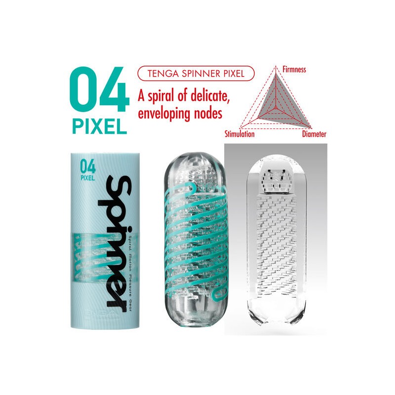 TENGA - SPINNER MASTURBADOR PIXEL