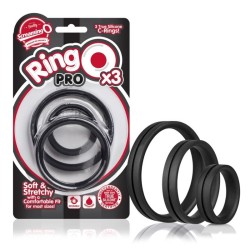 SCREAMING O - ANILLO PENE Y TESTICULOS RING XXL NEGRO 2