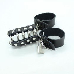 OHMAMA FETISH JAULA PENE CON ANILLAS METALICAS Y CORREAS... 2