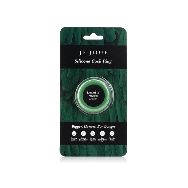 JE JOUE - GREEN SILICONE RING - MEDIUM CHOKE