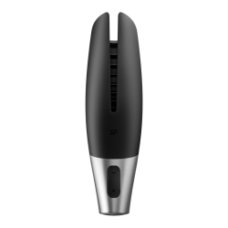 SATISFYER - POWER MASTURBATOR NEGRO Y PLATA 2
