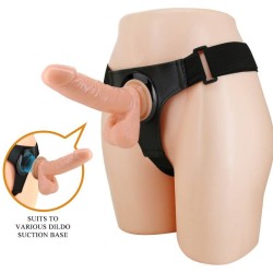 PRETTY LOVE - HARNESS BRIEFS UNIVERSAL HARNESS WITH DILDO...