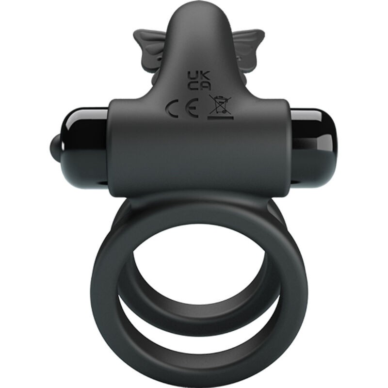 PRETTY LOVE - DOUBLE VIBRATING RING WITH BLACK...