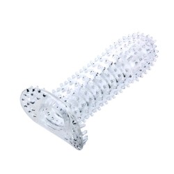 BAILE - PENIS SHEATH WITH PINK STIMULATING POINTS 14 CM 2