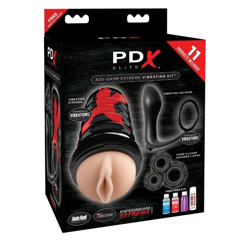 PDX ELITE - KIT ASS-GASM EXPLOSION VAGINA DESIGN