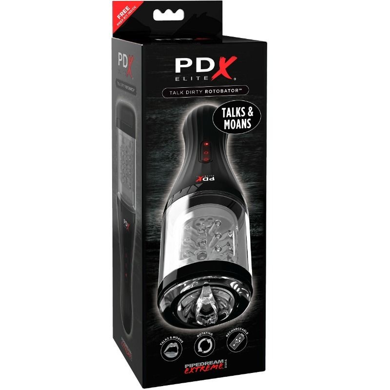 PDX ELITE MASTURBADOR CON SONIDO TALK DIRTY...
