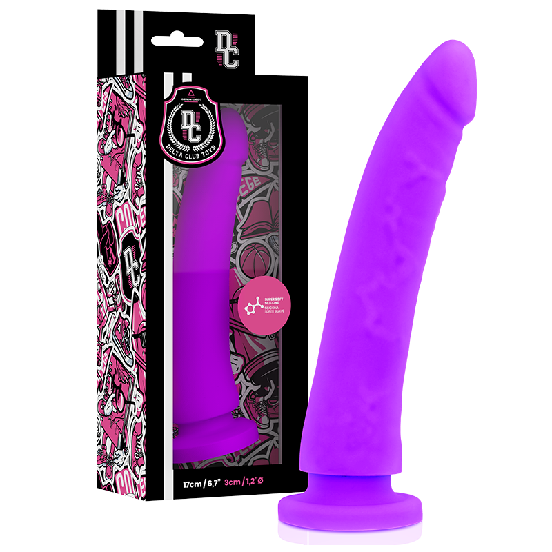 DELTA CLUB - TOYS LILAC DILDO MEDICAL SILICONE...