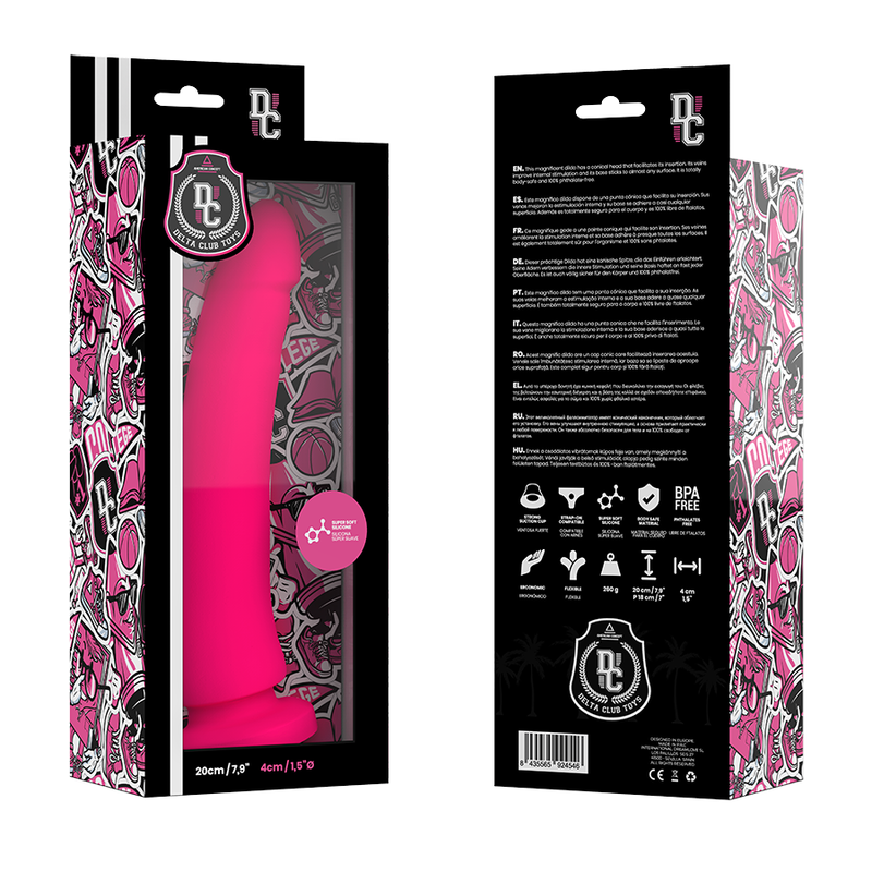 DELTA CLUB - TOYS PINK DILDO MEDICAL SILICONE...