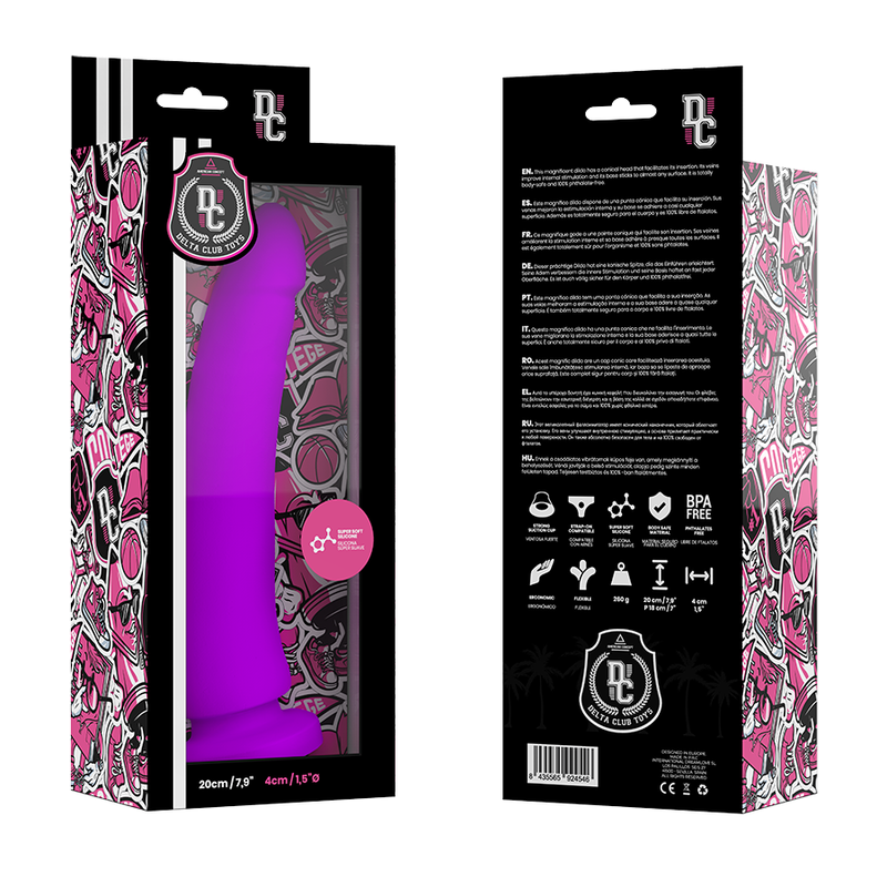 DELTA CLUB - TOYS LILAC DILDO MEDICAL SILICONE...