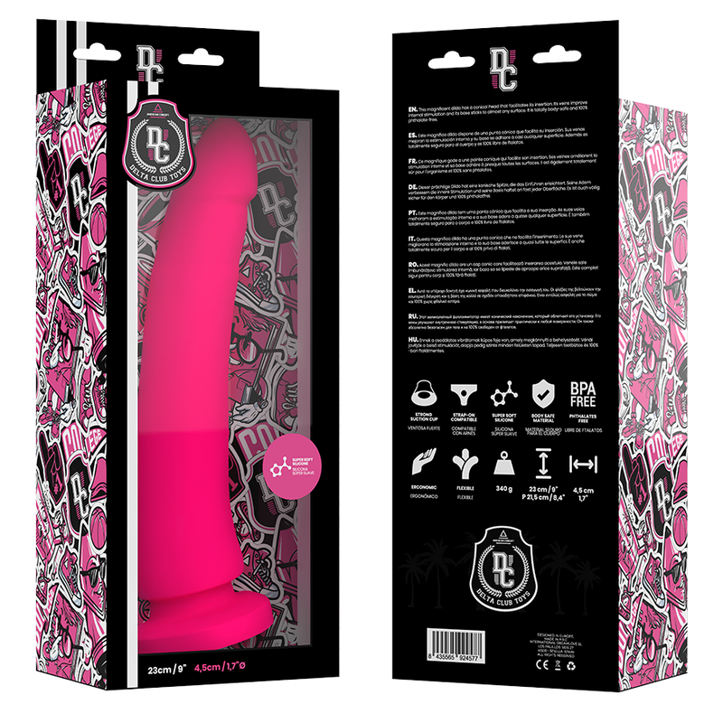 DELTA CLUB - TOYS PINK DILDO MEDICAL SILICONE...
