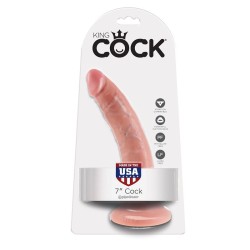 KING COCK - 7 DILDO FLESH 17.8 CM 2