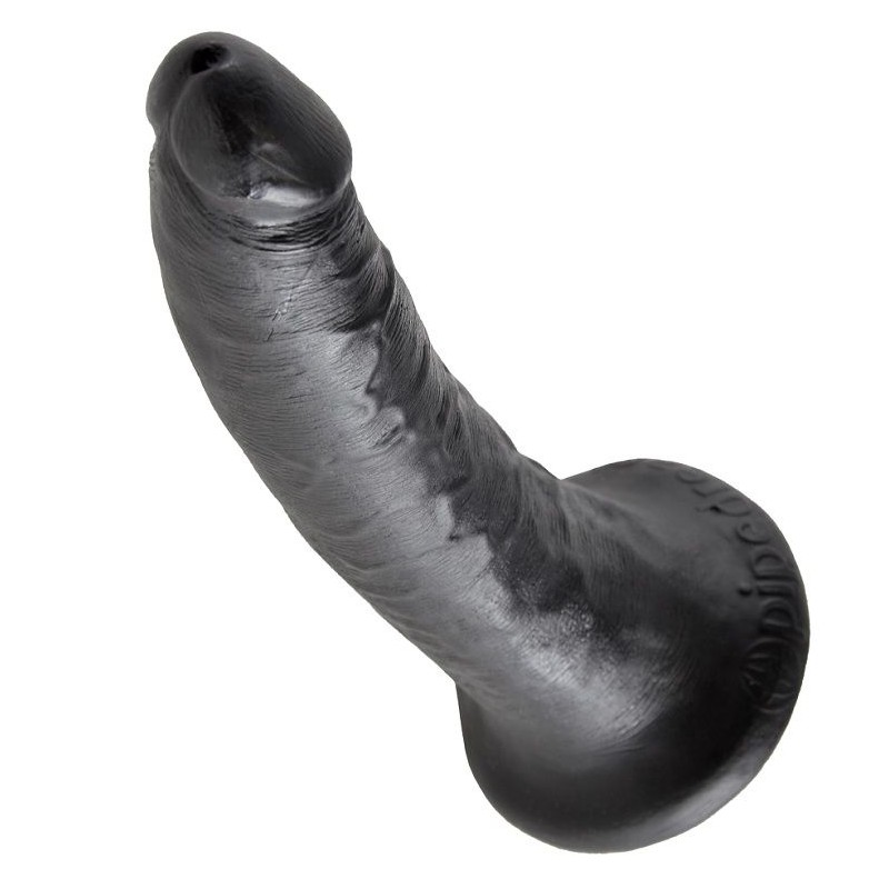 KING COCK - DILDO BLACK 17.8 CM