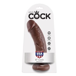 KING COCK - 8 DILDO BROWN 20.3 CM 2