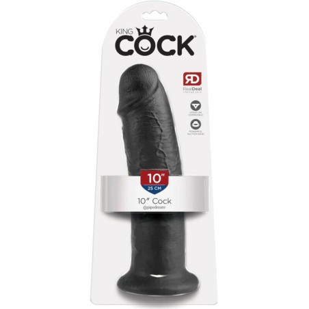 KING COCK - DILDO BLACK 25 CM