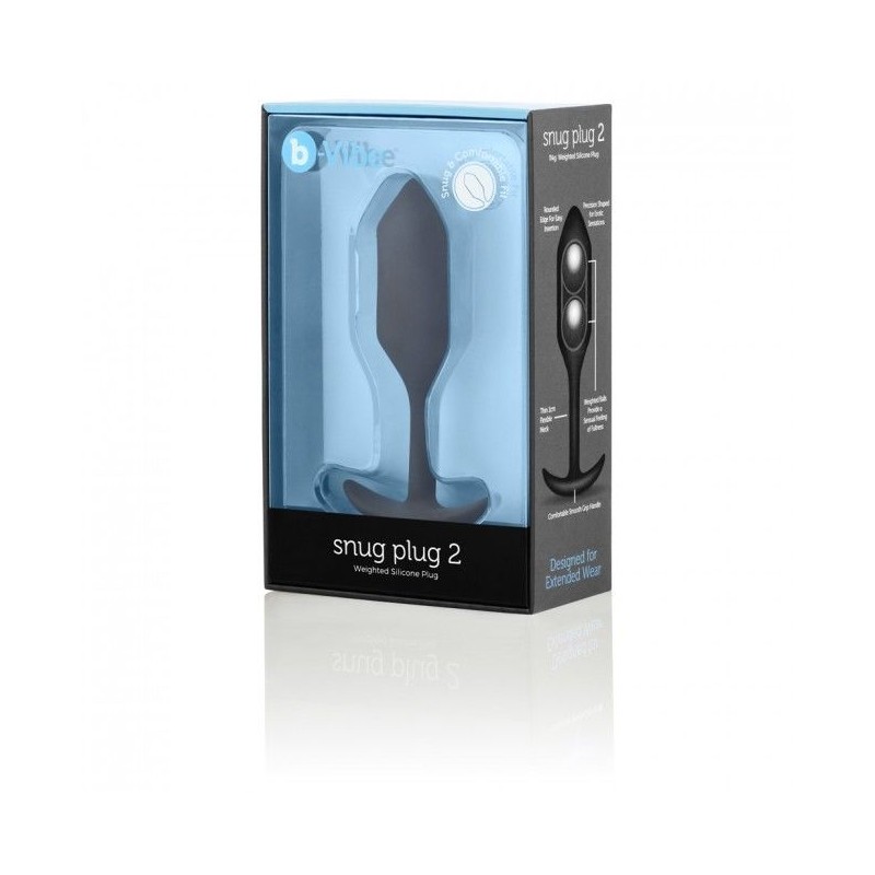 B-VIBE  SNUG PLUG ANAL 2 NEGRO