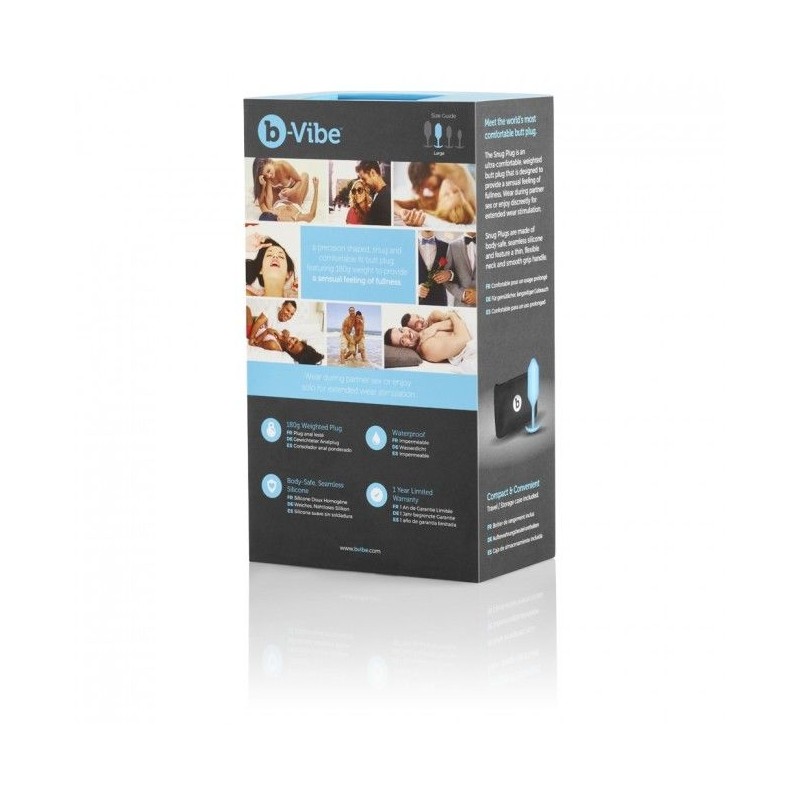 B-VIBE  SNUG PLUG ANAL 3 AZUL CIELO