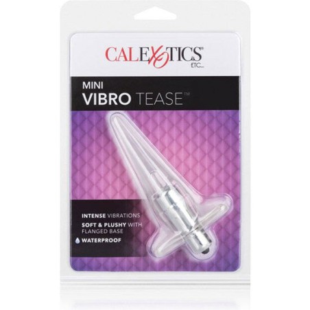 CALEX PLUG  MINI VIBRO TEASE VIBRADOR TRANSPARENTE