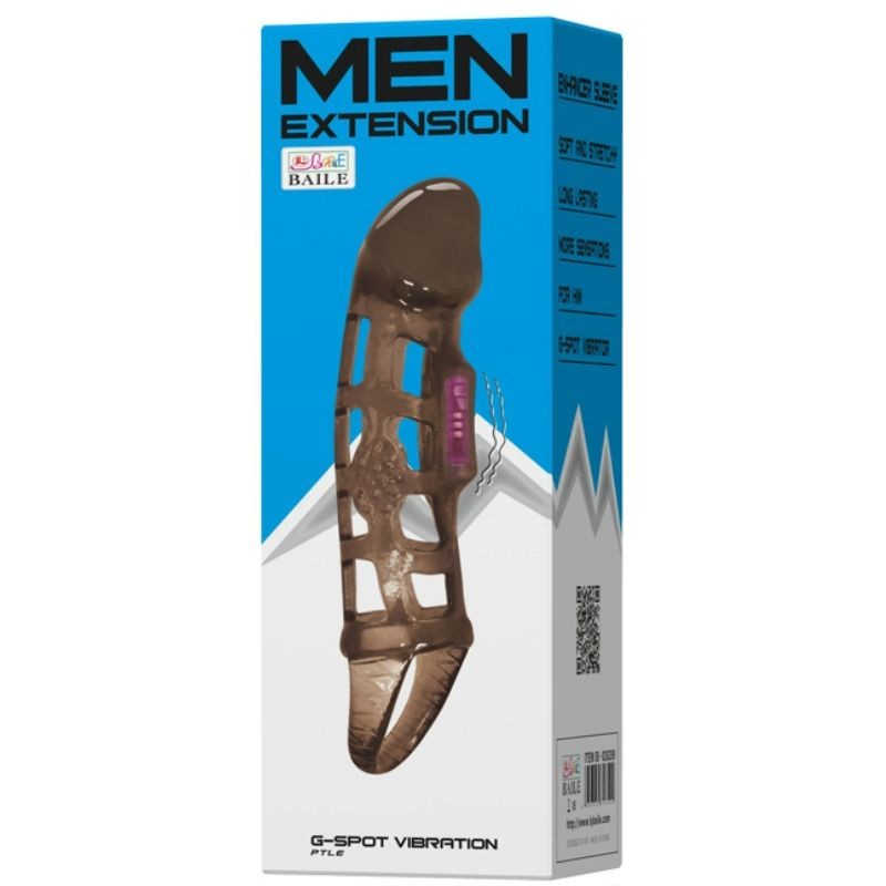 BAILE - PENIS EXTENSION SLEEVE WITH VIBRATION...