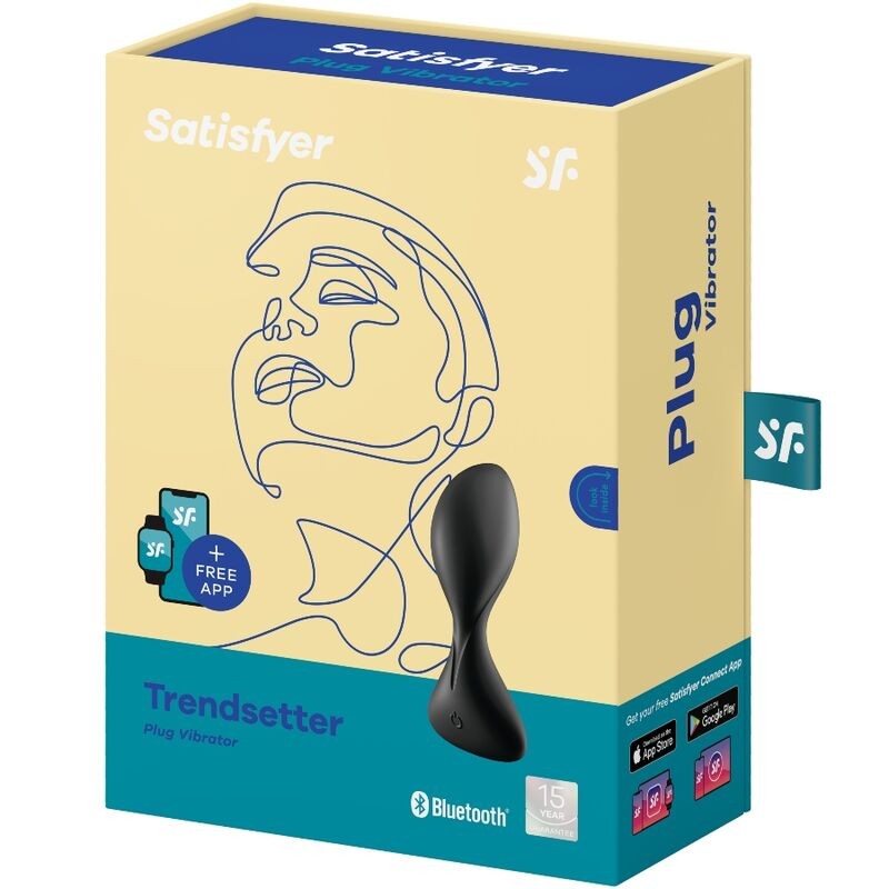 SATISFYER TRENDSETTER PLUG VIBRADOR APP - VERDE