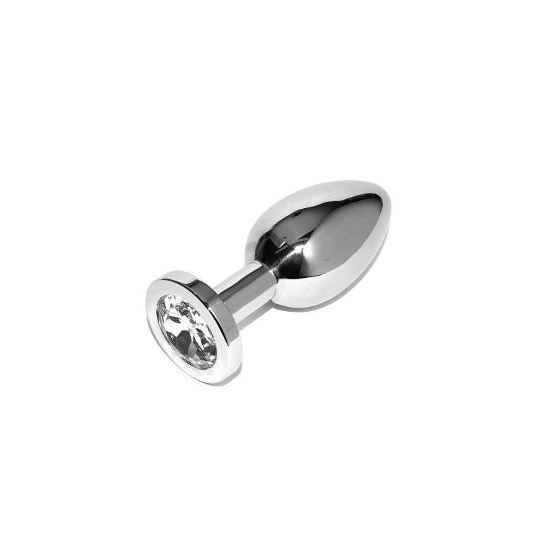 METALHARD ANAL PLUG DIAMOND TRANSPARENTE SMALL...