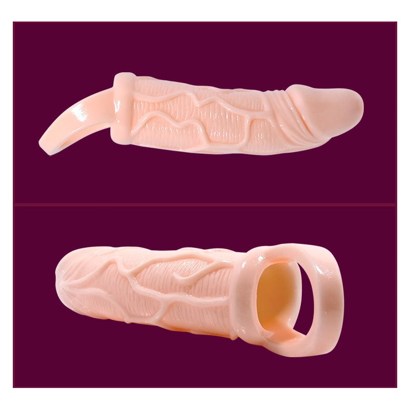 BAILE - PENIS EXTENDER SHEATH WITH VIBRATION...