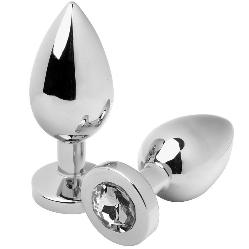 METALHARD ANAL PLUG DIAMOND TRANSPARENTE MEDIUM...