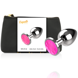 COQUETTE CHIC DESIRE PLUG ANAL DE METAL TALLA M CRISTAL...