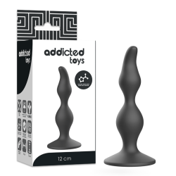 ADDICTED TOYS ANAL SEXUAL PLUG 12CM NEGRO 2