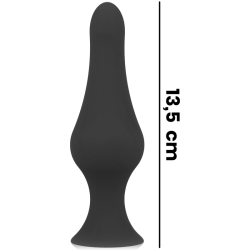 OHMAMA - SET PLUG ANALES SILICONA NEGRO 2