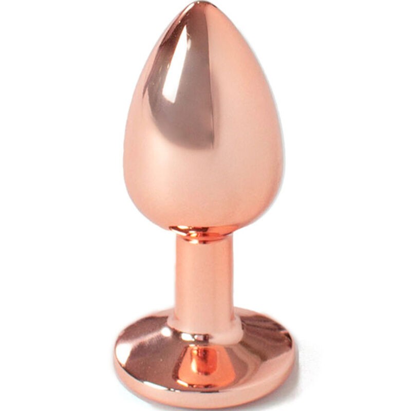 SECRET PLAY - METAL BUTT PLUG ORO ROSA TALLA S...