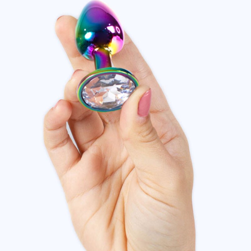 SECRET PLAY - METAL BUTT PLUG MULTICOLOR TALLA...