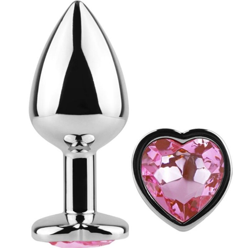 SECRET PLAY - METAL BUTT PLUG CORAZÓN FUCSIA...