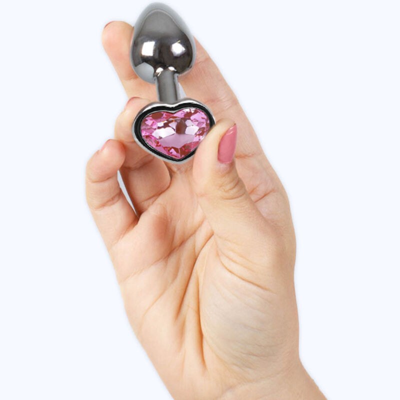 SECRET PLAY - METAL BUTT PLUG CORAZÓN FUCSIA...