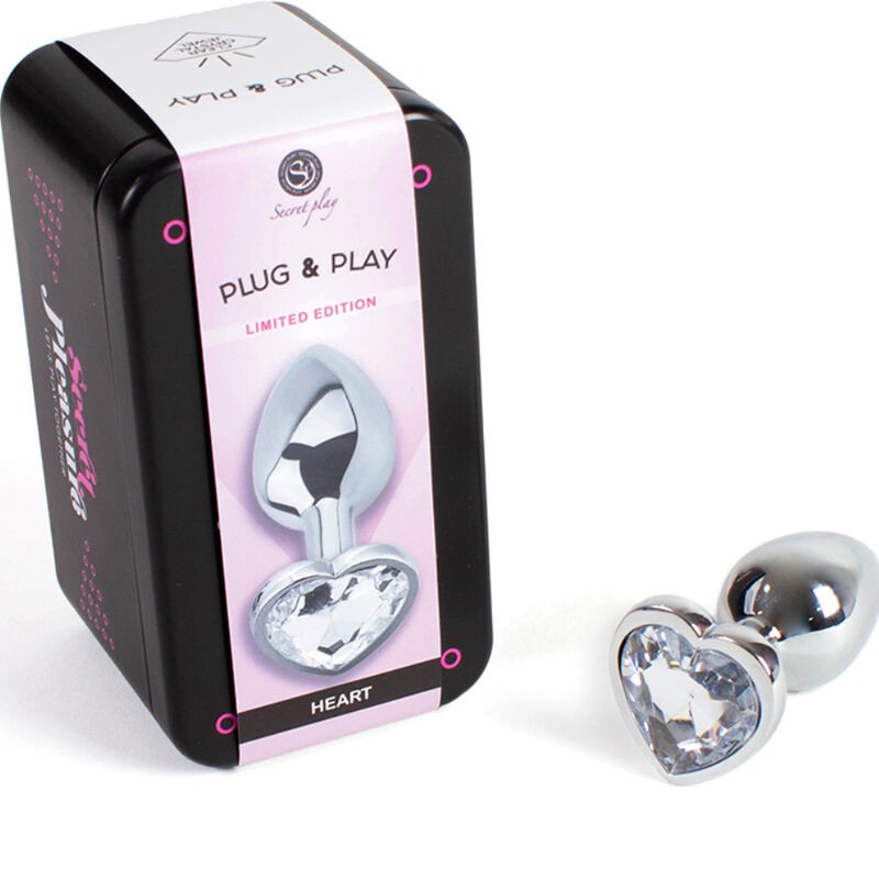 SECRET PLAY - METAL BUTT PLUG CORAZÓN...