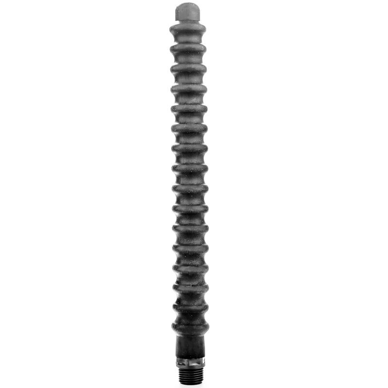 ALL BLACK - MEGA RIPPLE SHOWER ANAL SILICONE...